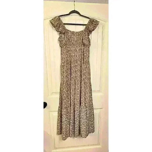 English Factory Women’s Floral Ruffle Sleeve Maxi Dress Siza Small - Picture 5 of 7